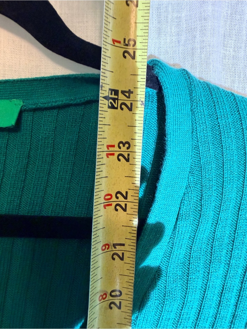 dip Emerald Ribbed V-Neck Button Cardigan - Picture 10 of 10